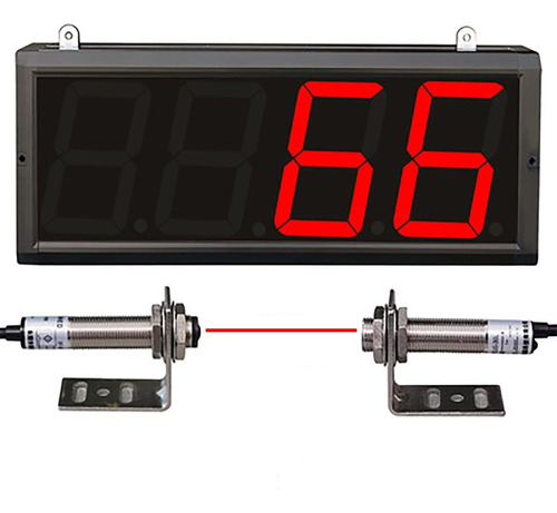 Contador Led Digital Con Sensor De Conteo Hasta 9999