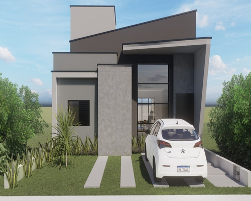 Imagem 1 de 7 de Casa 108m² 3 Dormitórios 1 Suíte Condomínio Terras De São Francisco Sorocaba - Ca00913 - 69784032