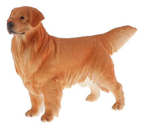 Precioso Animal De Plástico Golden Retriever Pet Dog