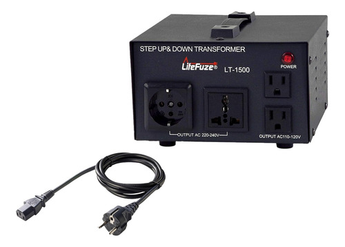 Pack Convertidor De Voltaje 1500w 110v/220v - Transformer