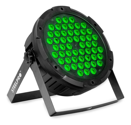 Imagen 7 de 9 de Cañón Led Par 54 Led X 3w Rgb + Ambar Full Color - Steelpro