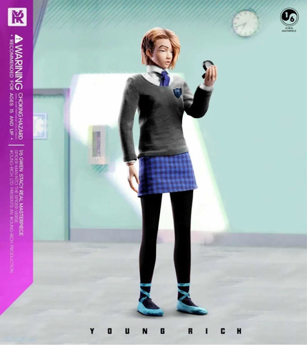 Youngrich Gwen Stacy Spiderman Spiderverse Hot Toy 1/6 Fpx