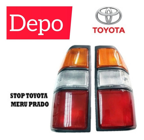 Stop Mica Trasera Toyota Meru Prado Depo Original Garantía