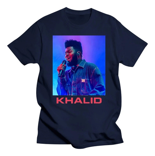 Camiseta De Algodón Con Estampado Gráfico Khalid