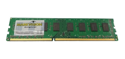 Imagen 1 de 2 de Memoria RAM color verde  8GB 1 Markvision MVD38192MLD-16