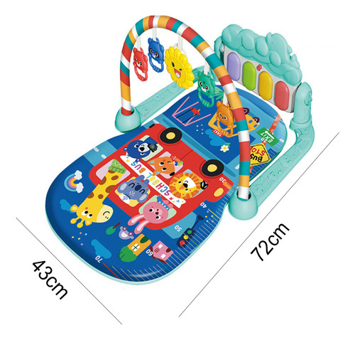 Gimnasio Para Bebes Con Piano Para Patear Y Jugar, Tapete De