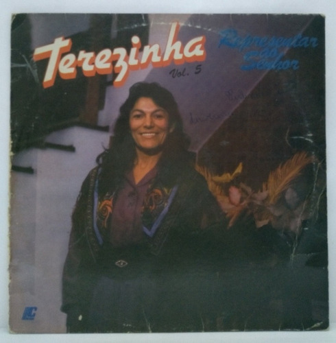 Lp Disco Vinil Terezinha Vol05- Representar Ao Senhor 1993