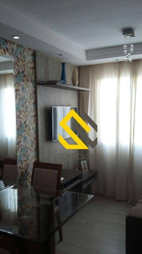 Imagem 9 de 20 de Apartamento Com 2 Dormitórios À Venda, 49 M² Por R$ 190.000,00 - Condomínio Parque Sicília - Votorantim/sp - Ap0449