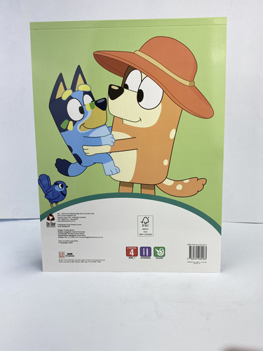 Bluey Superatividades com Adesivos 500 Adesivos capa mole