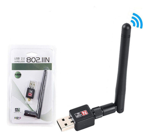 Receptor Wifi Usb Con Antena 300m Amplificador De Señal