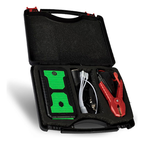 Imagen 8 de 10 de Arrancador Portátil Auto Moto Cargador De Baterías Usb Luz