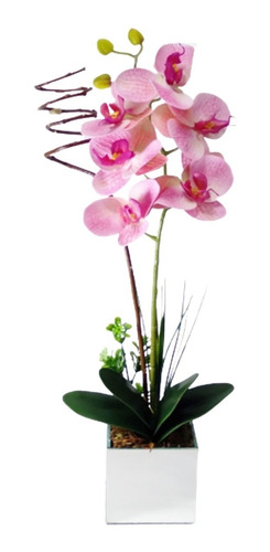 Arranjo Orquídea Artificial 3d Efeito Realista Completo Esp | Parcelamento  sem juros