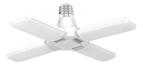 Bombilla Led 50w Tipo Ventilador 4 Hojas Ajustable, Foco Blanco Frío