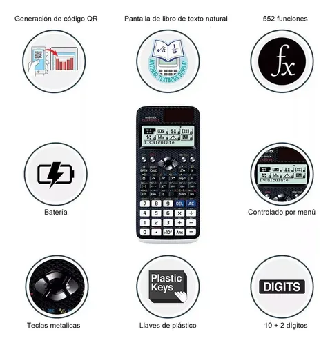 Para Calculadora Cientifica Fx-991ex Classwiz 552 Funciones