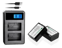 Comprar Cargador + 2 Baterias Np-fw50 A7 A7ii A7rii A7s A7sii A6000