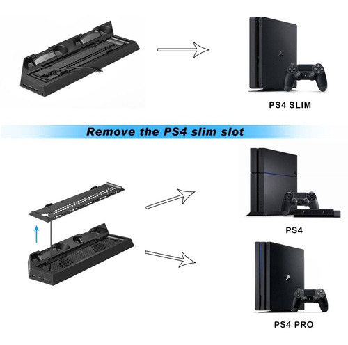 Base Ventilador Compatible Ps4,slim,pro Dobe Tp4-023b