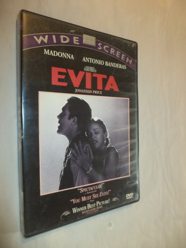 Dvd. Evita. Madonna, Banderas. Importada