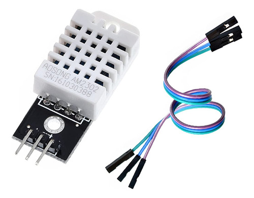 2 Piezas Sensor Dht22 Am2302 Temperatura Y Humedad C/jumpers