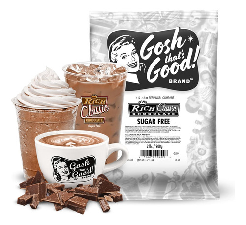 Gosh That's Good! Brand Sugar Free Rich Classic Chocolate -