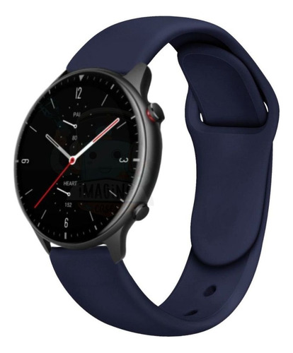 Brazalete de silicona suave y cómodo Amazfit Gtr 2 2e, color azul oscuro