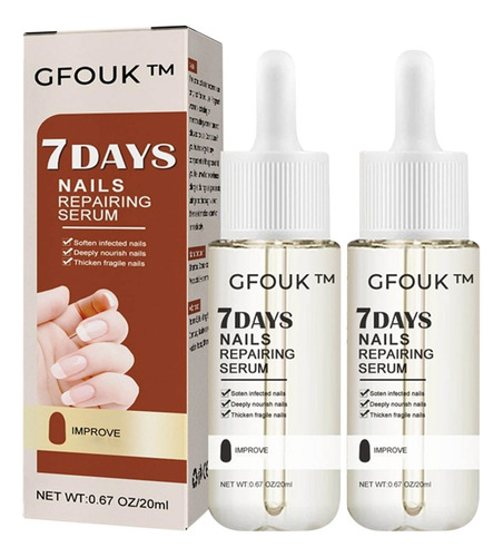 Sérum E7 Days Para Crecimiento Y Fortalecimiento De Uñas, Na