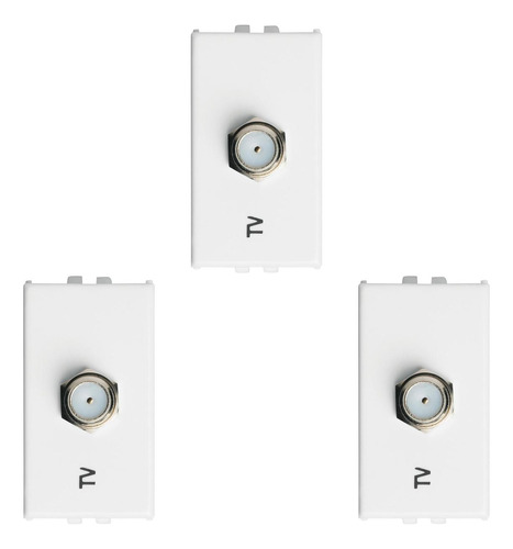 Kit C/3 - Modulo Soprano Ilus (tomada Coaxial)   5tg99334