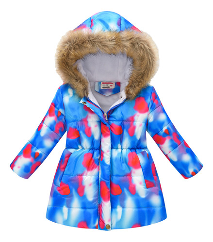 Parkas Gruesas Y Cálidas Para Niños, Niñas Y Niños, Con Capu