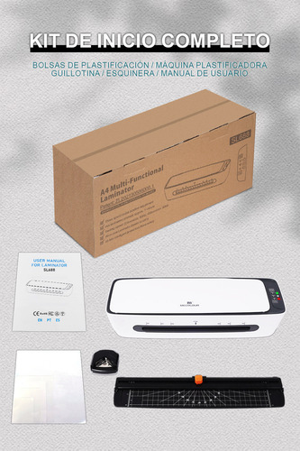 Plastificadora Laminadora 6 Em 1 Refiladora A4 Multifuncional Mecolour Sl688