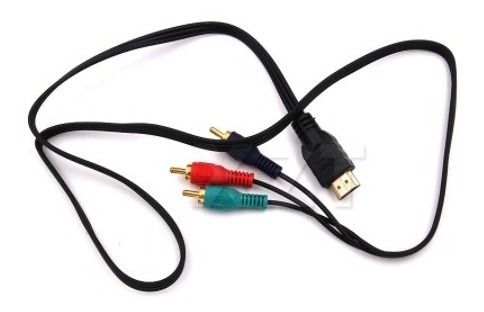 Adaptador Cable Hdmi Macho A 3 Rca, Componente Audio Y Video