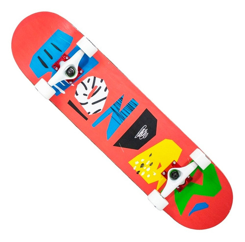 Imagem 1 de 5 de Skate Montado Hondar Iniciante Rosa