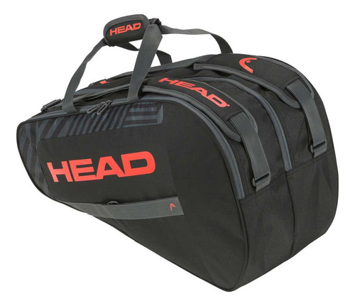 Paletero Head Base M Padel Racket Bag - Black, Red 2023