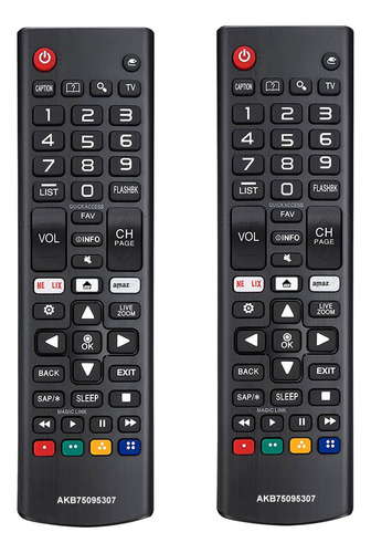 Control Remoto Akb75095307 Para Todos Los Televisores LG Uni