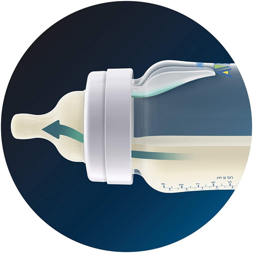 Imagen 7 de 8 de Tetero Biberon Avent Airfree Anti Colico Nuevo Sistema 9 Oz