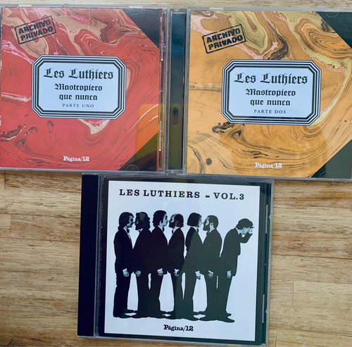 Les Luthiers 3 Cds Impecables