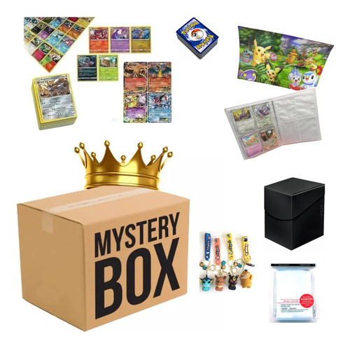 Pokémon Mystery Box Cartas Álbum Accesorio Y+ Kira Store Mystery Box Inglés