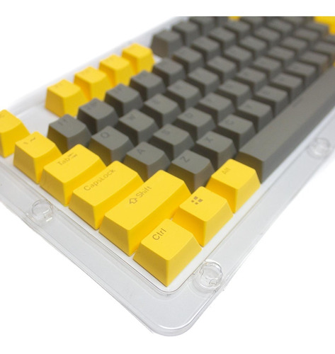 Imagen 1 de 3 de Keycaps Set Color Amarillo + Gris