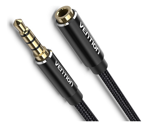 Cable Extensor Audio 3.5mm Macho A Hembra Microfo 2m Vention