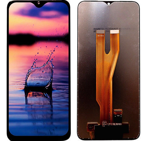 Tela Compatível Samsung A03 Core + Película + Case + Cola Cor Preto