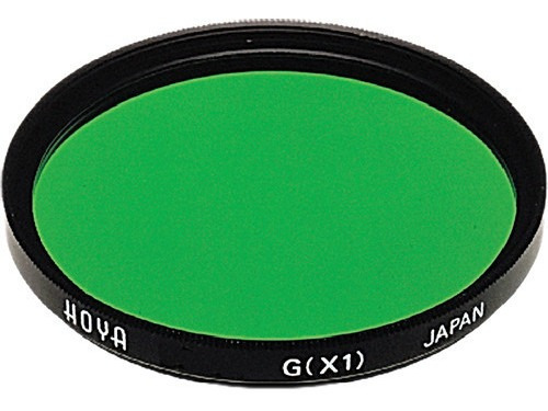 Hoya 82mm Green X1 (hmc) Multi-coated Glass Filter For Black