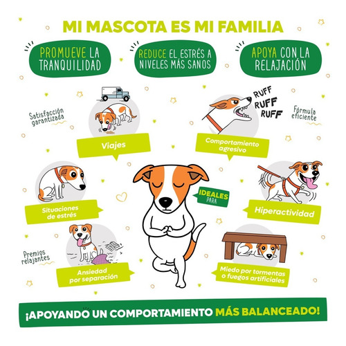 Imagen 2 de 6 de Waggy's® Premios Anti Estrés Y Ansiedad P/perros Grandes