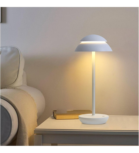 Elegante Lámpara De Mesa Led Con Forma De Hongo, Recargable,