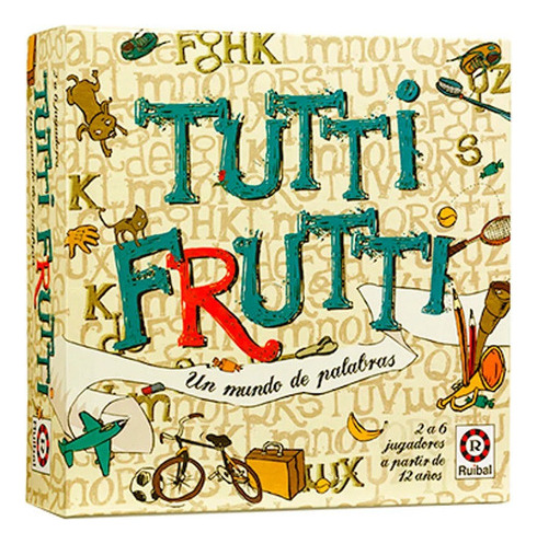 Juego De Mesa Tutti Frutti Un Mundo De Palabras Ruibal Full