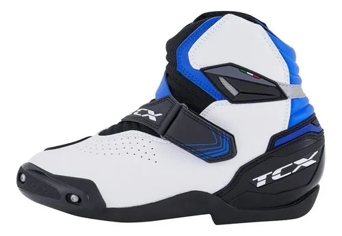 T nis Moto Tcx Roadster 2 Air Preto Branco Azul Parcelamento