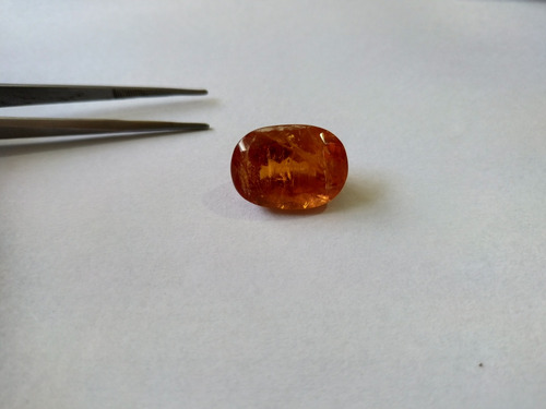 Topazio Imperial Natural Vermelho Super Extra 20 Ct, 13x19mm Vermelho Intenso Raro