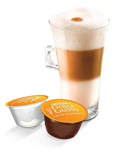 Caja De Cápsulas Dolce Gusto, Latte Macchiato X16