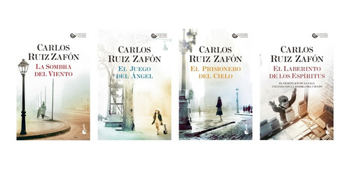 Saga Sombra Del Viento - Ruiz Zafón - Booket - 4 Libros