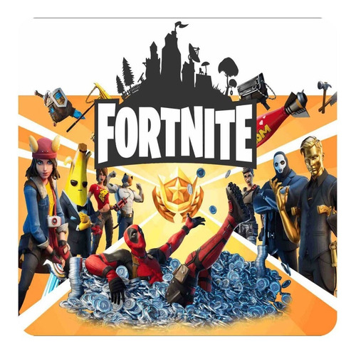 Papel De Parede Adesivo Premium Game Fortnite Battle Royale 