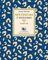 Sentencias Y Donaires Edicion De Manuel Neila - Antonio M...