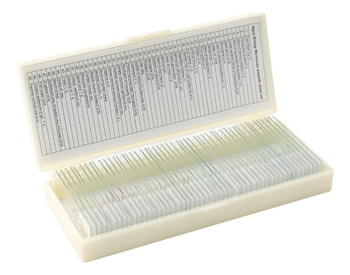 Microscope Slides Portátiles, Juego De 50 Unidades/set, Plan