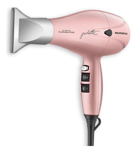 Secador De Cabelo Juliette Mondial Rose 2000w Scp-ju-01 127v